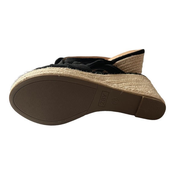 Fashare Platform Sandals Black 7.5 - Picture 4 of 5